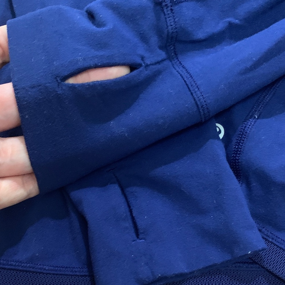 lululemon athletica Deep Blue Long Sleeve Top - Picture 3 of 5